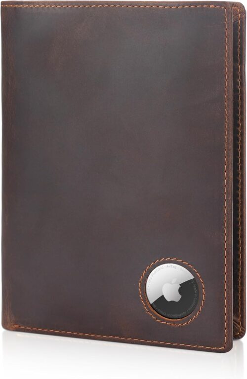 Polare Luxury RFID Blocking Leather Passport Holder Travel Wallet for Men and Women