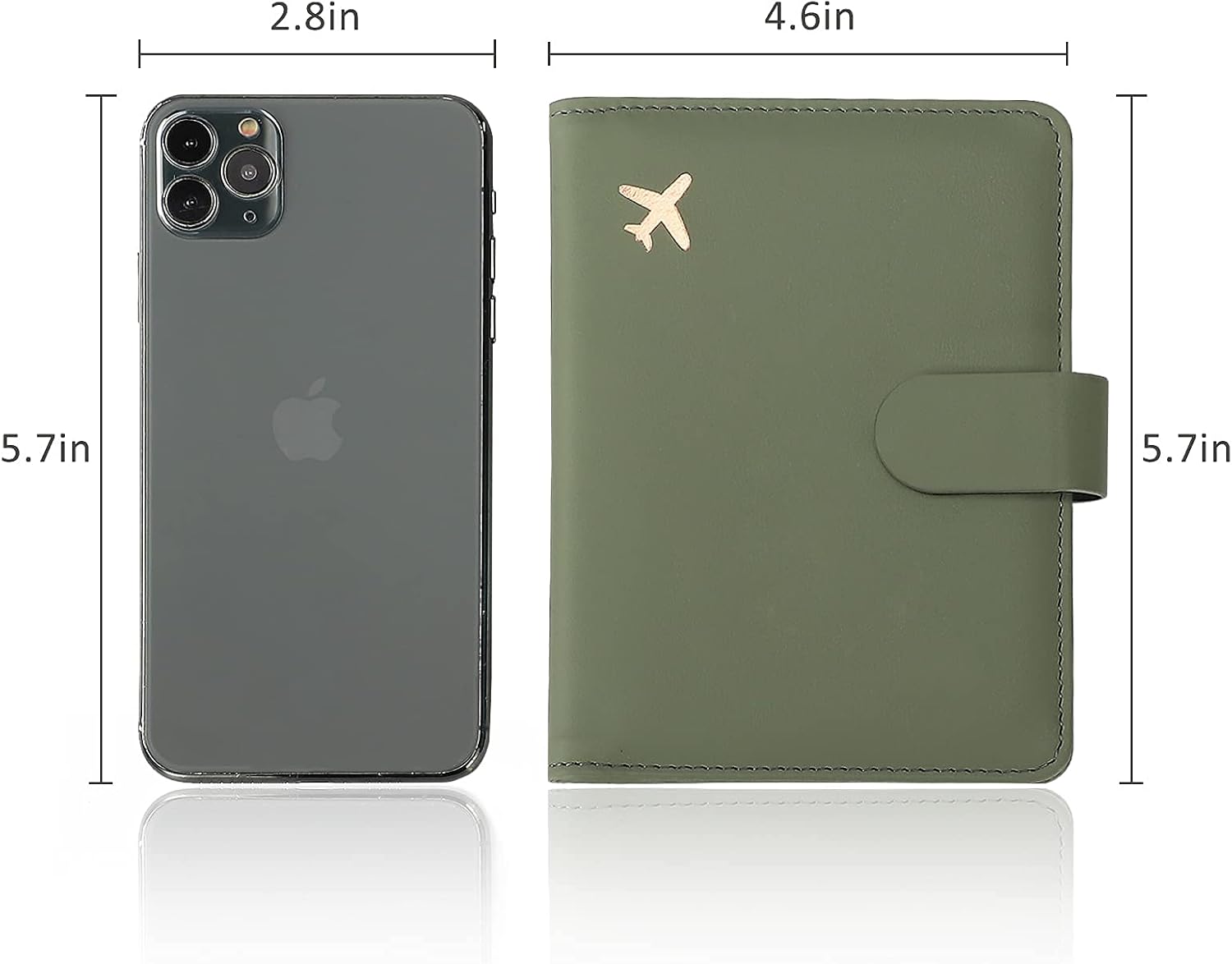 Melsbrinna Passport Holder, Passport Holder with Card Slots, Cute Passport Case for Women/Men, Waterproof RFID Blocking Travel Wallet - Image 6