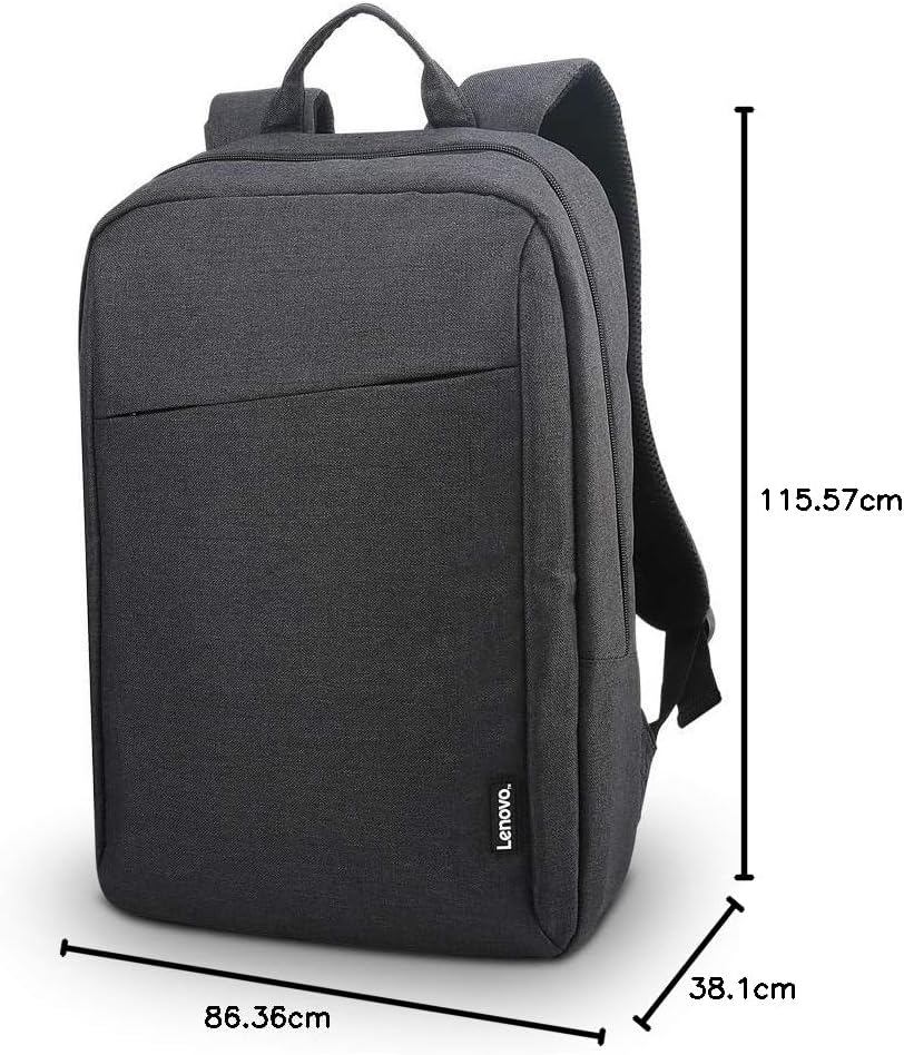 Lenovo B210 Backpack for 15.6 Inch Laptops, Lightweight and Water Repellent Rucksack– Black - Image 8