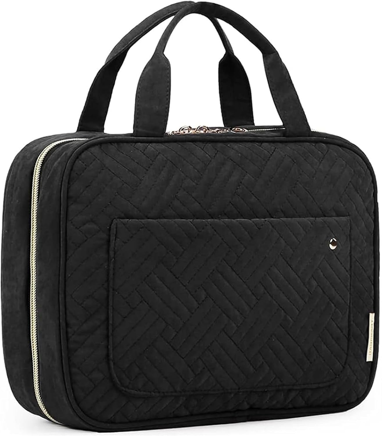 BAGSMART Hanging Toiletry Bag - Travel Toiletry Organizer - Black
