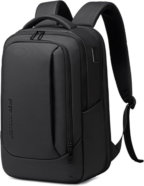 FENRUIEN Expandable Laptop Backpack 19L-27L 1800D Hand Luggage Travel Business Men's Laptop Bag 15.6 Inch for Men and Women Teenagers with Laptop Compartment USB Charging Port Backpack