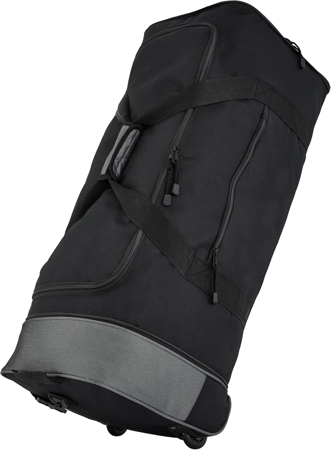 Travelers Club Unisex-Adult Travelers Polo & Racquet Club 32 Inch Collapsible Duffel, Black/Gray Bag, One Size - Image 5