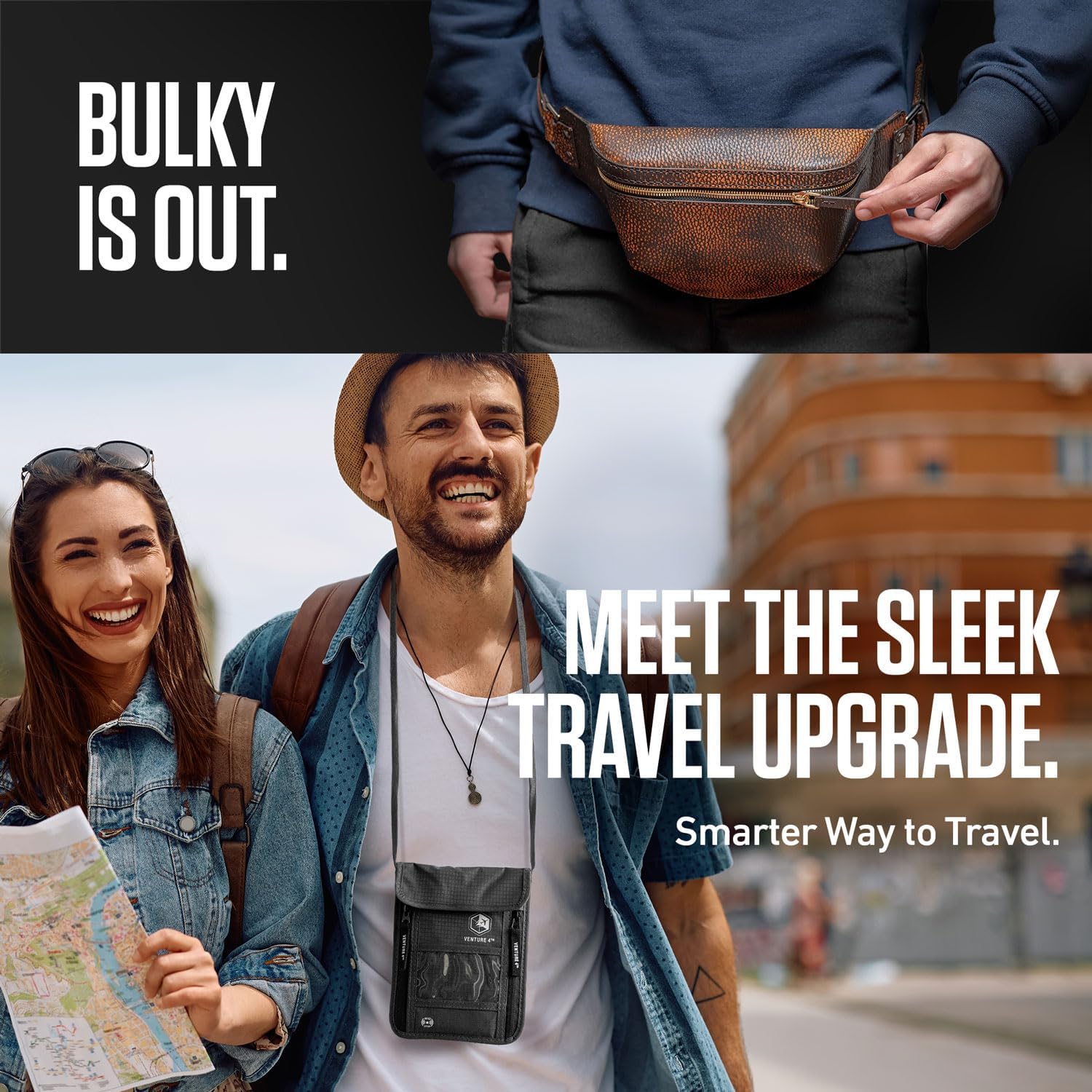 Travel Neck Wallet with RFID Blocking – Passport Holder Neck Pouch to Keep Your Cash and Documents Safe – Get Peace of Mind When Traveling - Image 8