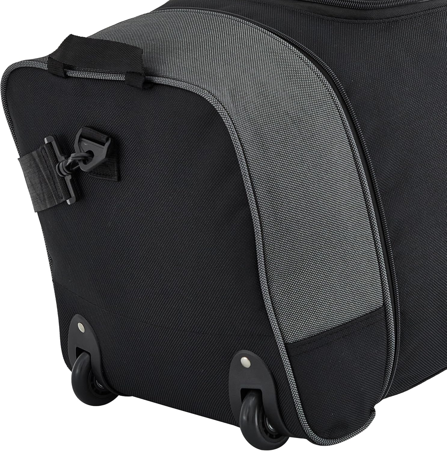 Travelers Club Unisex-Adult Travelers Polo & Racquet Club 32 Inch Collapsible Duffel, Black/Gray Bag, One Size - Image 7