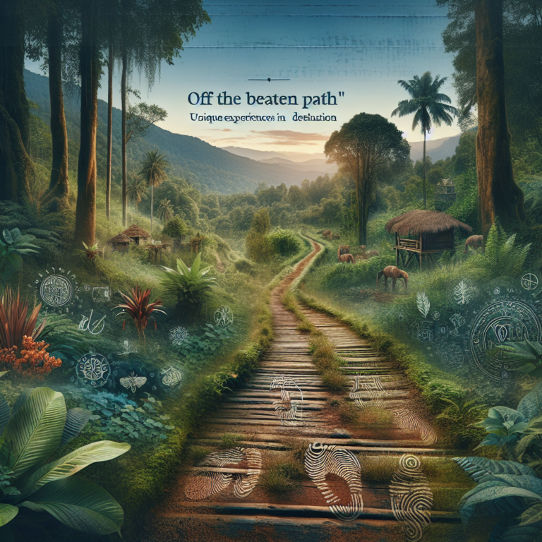 Off the Beaten Path: Unique Experiences in [Destination]