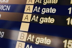 departure board