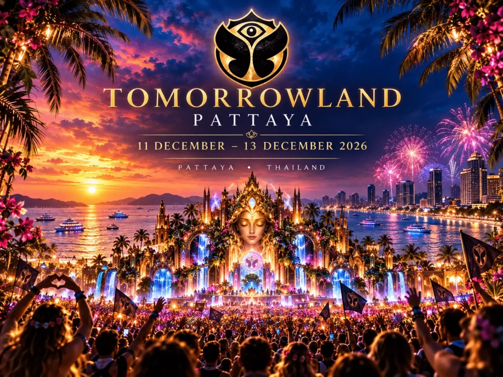 Tomorrowland Pattaya Thailand 2026 — 11-13 December at Wisdom Valley